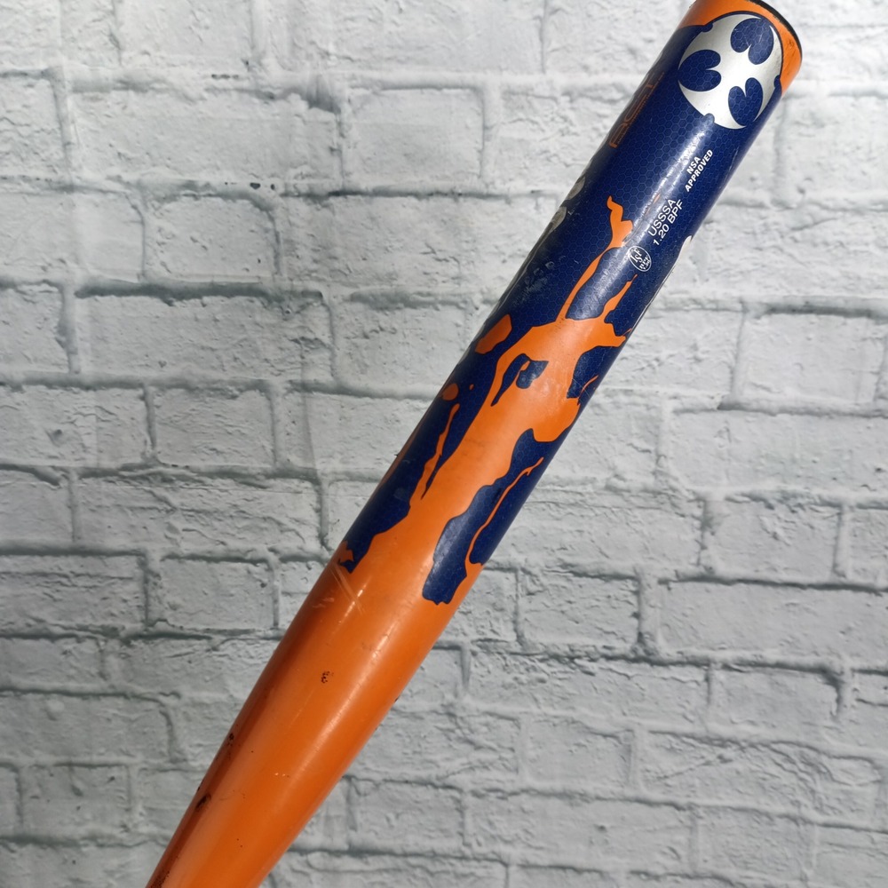 Worth Mayhem MAY98 Slowpitch Softball Bat Orange Blue ASA USSSA 27  oz 34 in